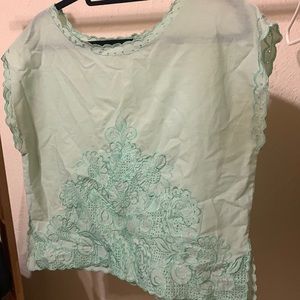 Vintage 70s handmade embroidered tank!